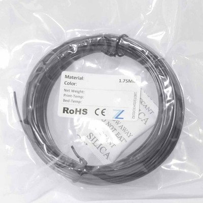 Z3D PLA-CF 1,75mm KOHLEFASER 50g Filament PROBE CARBON für Kunst Design