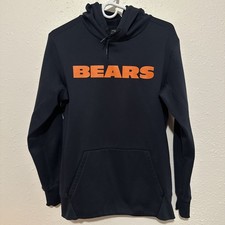 Blue Nike Dri Fit Chicago Bears Hoodie