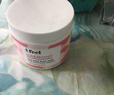 BNIB~FEEL Harmony Rose Petal Facial Mask Toning 3.4 Oz / 100 mL