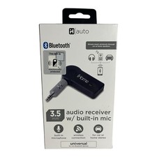 NIB iHome Bluetooth Wireless Audio Receiver Adapter W/Mic 3.5MM USB Connection