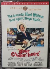 DVD Your Cheatin' Heart NEW George Hamilton as Hank Williams