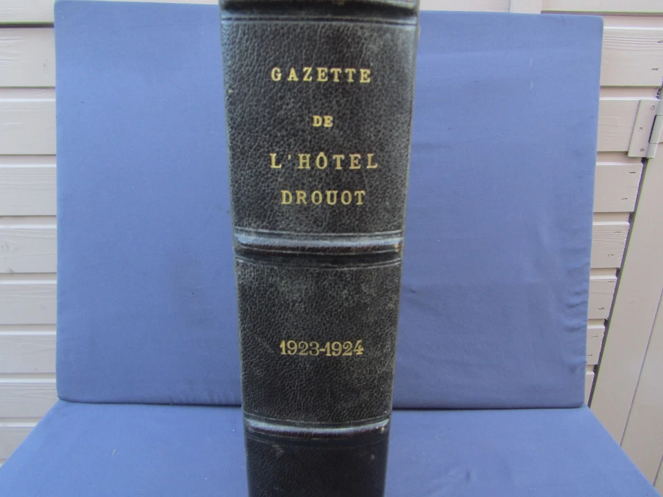 RARE: Ancien recueil de la gazette de l'hotel Drouot, année 1923-1924, XXéme - Photo 4/4