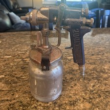 Binks Model 19 Paint Spray Gun Siphon Feed W Cup 66sd Nozzle Usa Untested Binks Model 19 Paint Spray Gun Siphon Feed W Cup 66sd Nozzle Usa Untested