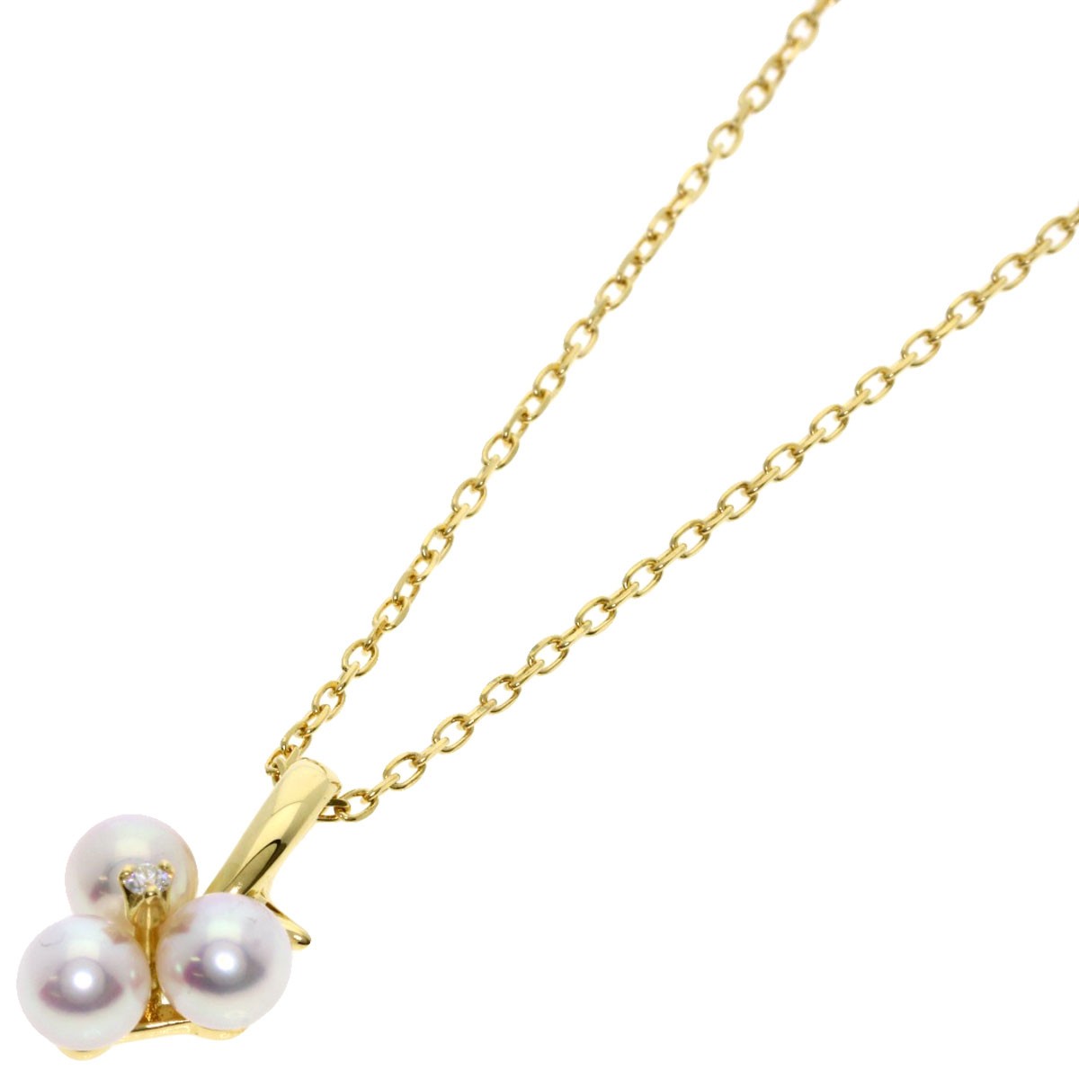 ミキモトパールネックレス ビンテージ MIKIMOTO オールドミキモト 本パールネックレス 約6mm玉 真珠/銀