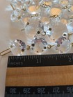 Vintage Crystal Chandelier Prism Buttons Chains 5 lb lot All sizes 600 Pcs — photo 2