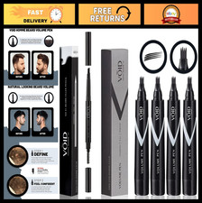 Beard Filler Pen Kit for Men - Waterproof Beard Pencil  Liner, Pack of 4
