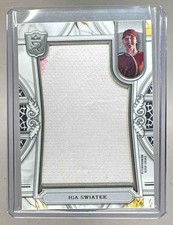 IGA SWIATEK 2024 Topps Royalty Tennis Relic Jewels Jumbo Patch #'d 34/75