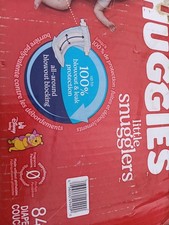 Huggies Little Snugglers Size 2 Diapers 12-18 lbs 84 Count Hypoallergenic Pro...
