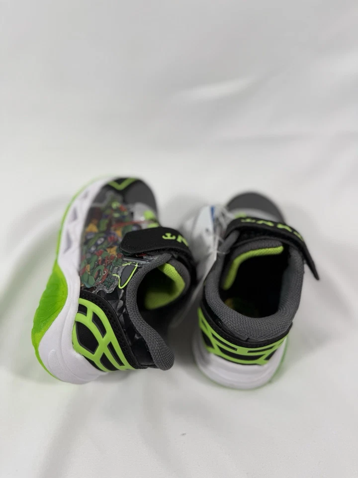 Sapatos Teenage Mutant Ninja Turtles Light Up tamanho 7 criança TMNT - Imagem 4 de 4