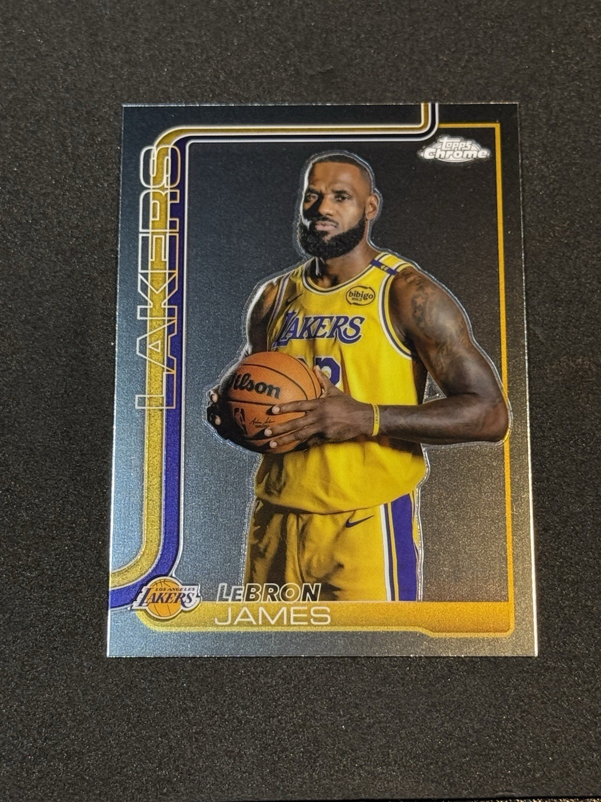 2025-26 Topps Chrome LeBron James Image Variation #127 Very Rare Card