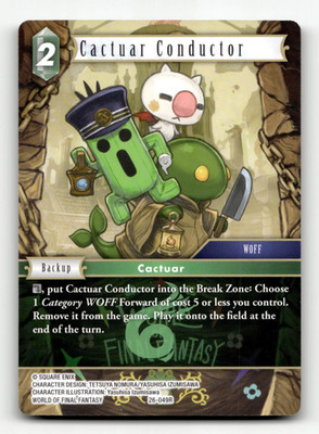 Final Fantasy Cactuar Conductor (R) - Gunslinger in the Abyss