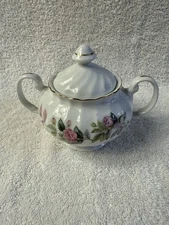 Creative Fine China #2345 Sugar Bowl And Creamer Set