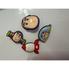 Toy Story Buzz Lightyear Croc Charms 4-Pack Jibbitz - Buzz Helmet Rocket