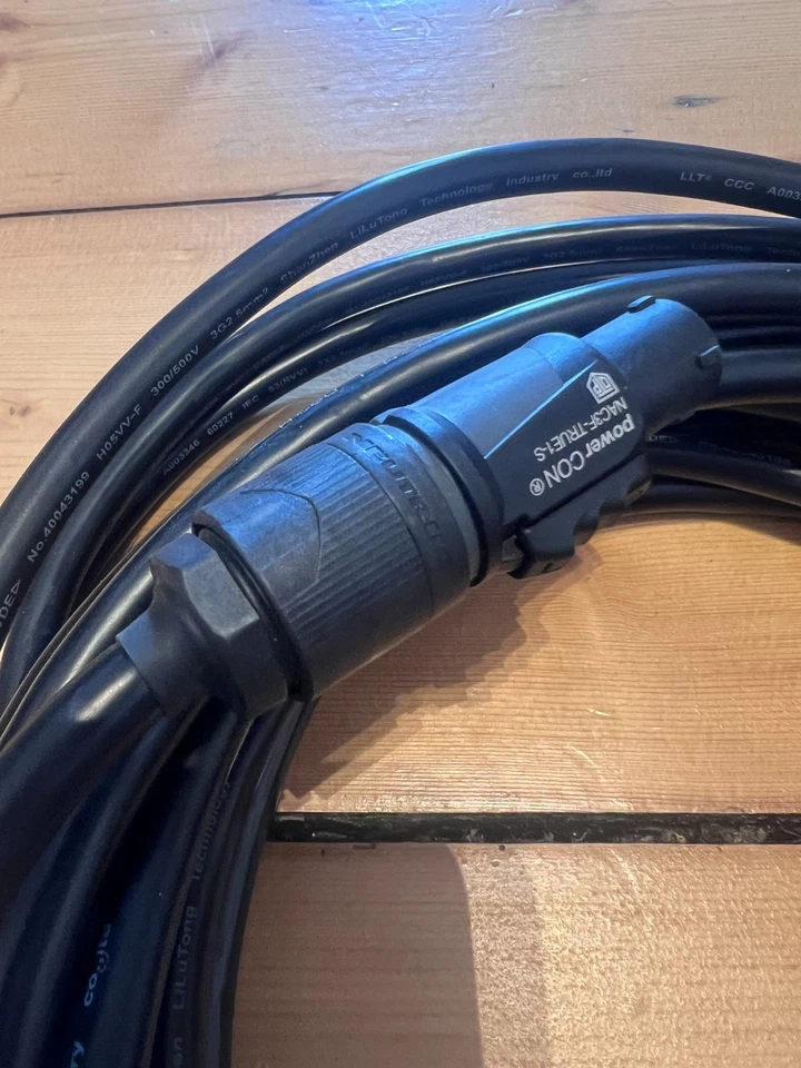 Powercon Schuko True 1  10m Stromkabel H07RN-F 3G2,5 Neutrik 3x2,5mm² - Bild 2 von 2