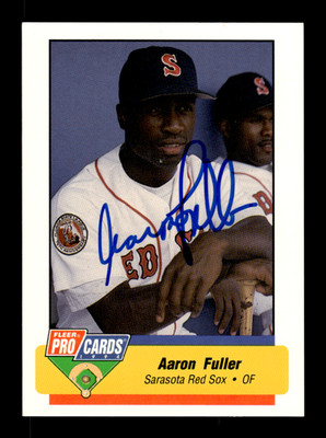 1994 Fleer ProCards # 1965 Aaron Fuller Autograph Signed Card B Sarasota Red Sox