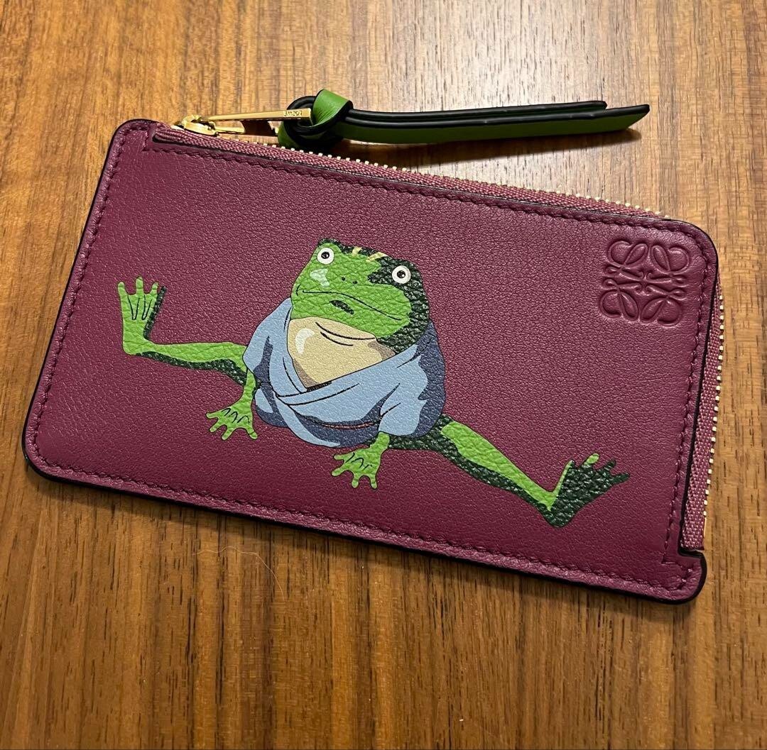 LOEWE x Studio Ghibli Spirited Away Frog wallet Coin Card Case