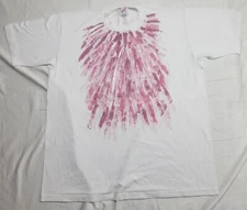 Vintage Jerzees T-Shirt Painted Size XL Handcrafted Made In USA