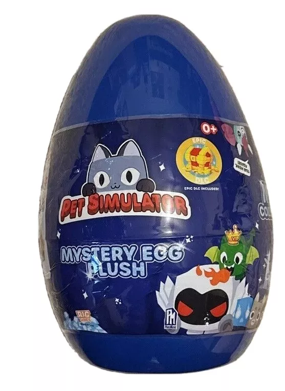 Pet Simulator X Blue 6 Inch Mystery Egg with Plush & DLC Code 2023 New