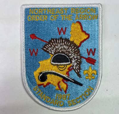Northeast Region 1987 Standard Section Order Of The Arrow BSA Boy Scout