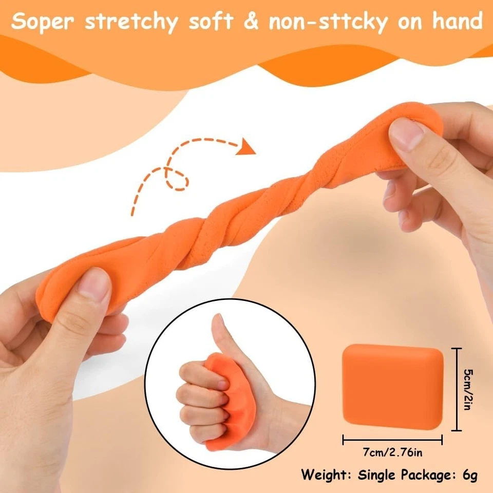 Magische Knete Set 60 Farben Lufttrocknend Kinder Modelliermasse Kreativität Bas - Bild 4 von 4