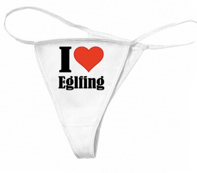 String Tanga I Love Eglfing das ideale Geschenk für Valentinstag Weihnachten TOP