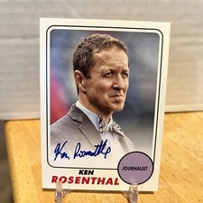 2024 Topps Archives Ken Rosenthal Auto Autograph Card 68FF-KR Journalist 🔥