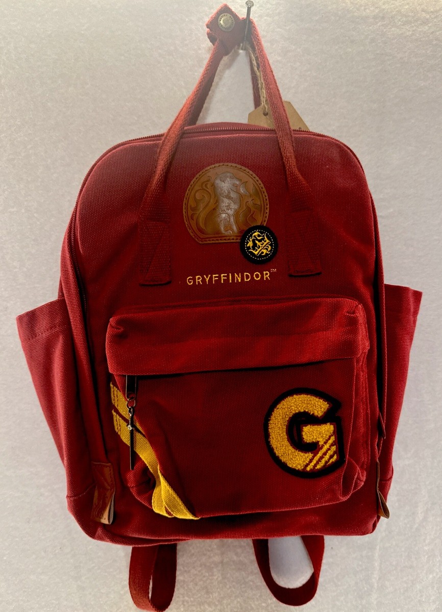 Harry Potter New York Patch Gryffindor Backpack Canvas Unisex Harry Potter New York Patch Gryffindor Backpack Canvas  main image 3