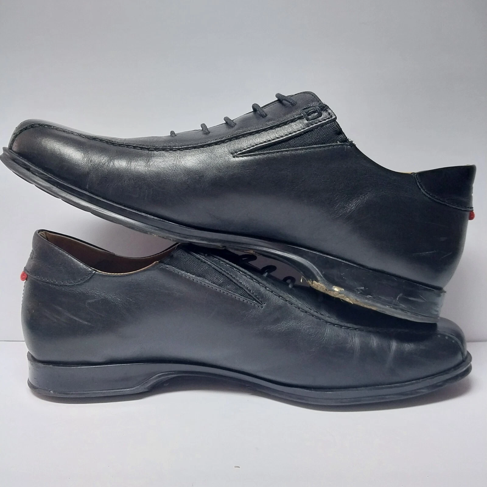 Abito Coach Corwin in pizzo Oxfords B4210 nero pelle italiana da uomo taglia 11B