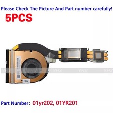5PCS For Lenovo Thinkpad T480 T470 SWG CPU Cooling Fan Heatsink 01YR201 01YR202