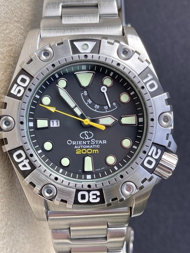 ULTRA RARE! ORIENT STAR REVOLVER Diver Watch 200m Power Reserve PRISTINE W/  BOX! | eBay