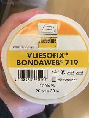 Vliesofix Bondaweb Double Sided Fusible Web Paper 30cm wide