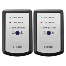2x Black Speaker Polaritaet Tester Phase Meter for Car W5E14550-