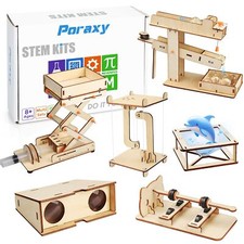 6 in1 STEM Kits for Kids ,Science Building Educational Experiment Projects 8-12