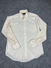 Vintage 70s Royal Knight Mens Large Button Up Permanent Press Adult