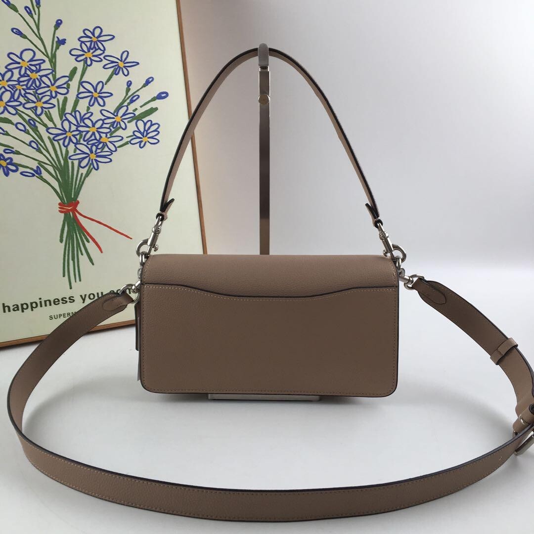 COACH 73995 Tabby Shoulder Bag Brown Leather Crossbody Shoulder