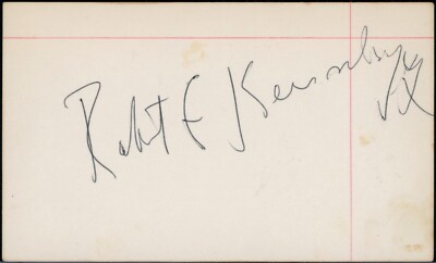 Robert F. Kennedy, Jr. Autograph | eBay