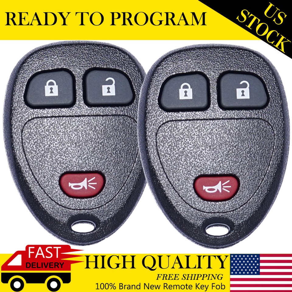 2 For 2007 2008 2009 2010 2011 2012 2013 Chevrolet Tahoe Remote Key Fob ...