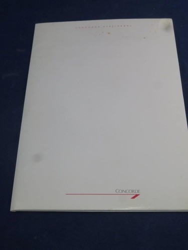 BRITISH AIRWAYS CONCORDE MEMORABILIA In Flight Stationery Pack in Wallet UNUSED - 第 1/4 張圖片