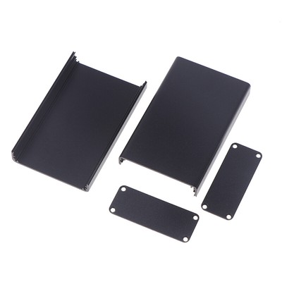 Aluminum PCB Instrument Box Enclosure Electronic Project Case Panels Screws DIY