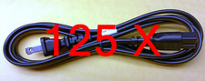 125 pieces AC Power Cord 125V 10A 6ft 2 prong Figure 8 polarized connector C7-PW