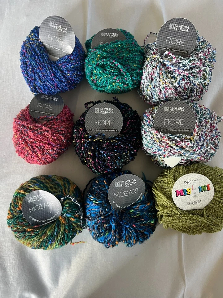 Filatura Di Crosa - 9 total, 2 mozart, 6 fiori, 1 rerun, sold as bundle only - Image 2 of 4