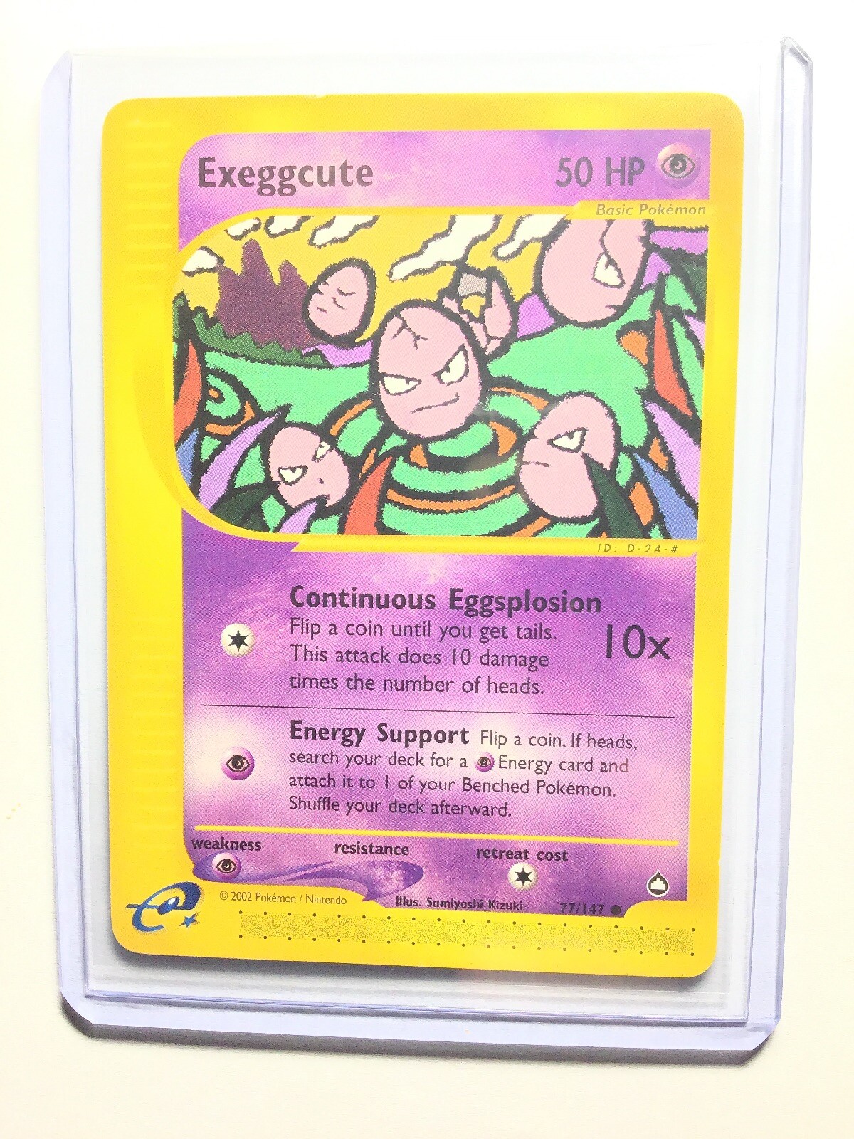 EXEGGCUTE - 77/147 - Aquapolis - Common - Pokemon Card - NM