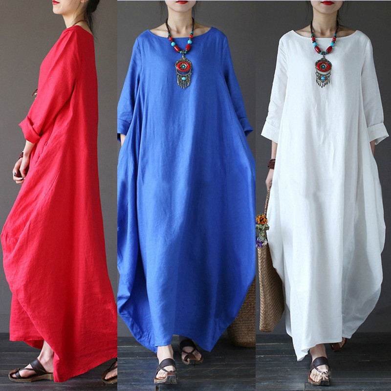 oversized boho dress