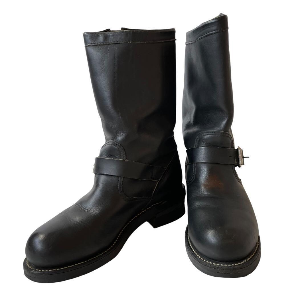 靴 CHIPPEWA 27863 ENGINEER BOOTS BLACK 8E Chippewa 27863 Engineer 11 Inch Steel Toe Motorcycle Boot