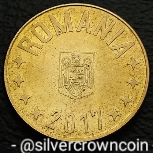 Romania 1 Ban 2017. KM#189. One Cent Penny coin. - Picture 2 of 7