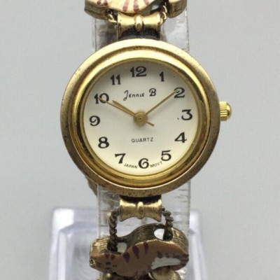 ★24kcat★ 24mm MiLTAT Zizz Collection Beige Fur & Denim Watch Strap