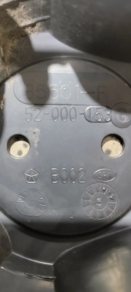 1987-2006 Jeep Cherokee Wrangler Comanche черный центральный колпак 1403 9046 9051 52-000 - Изображение 3 из 4