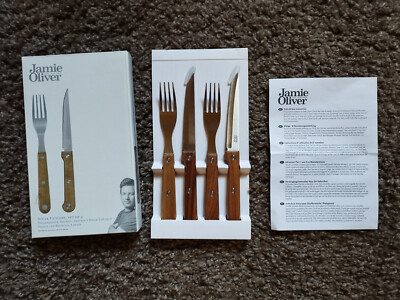 Jamie Oliver Steak Cutlery Set Of 4 ~ Steakbesteck 4er Set OVP