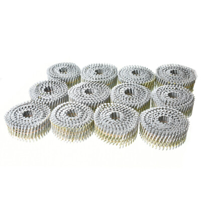 3600Pcs Siding Nails 1-1/2  x .092  Collated Wire Coil Full Round Head 15 Degree