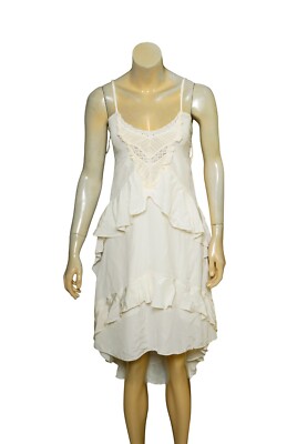Ulla Johnson Emilia Dress XS 2 Women Party Wear Ruffle Boho Slip Short NWD 36773